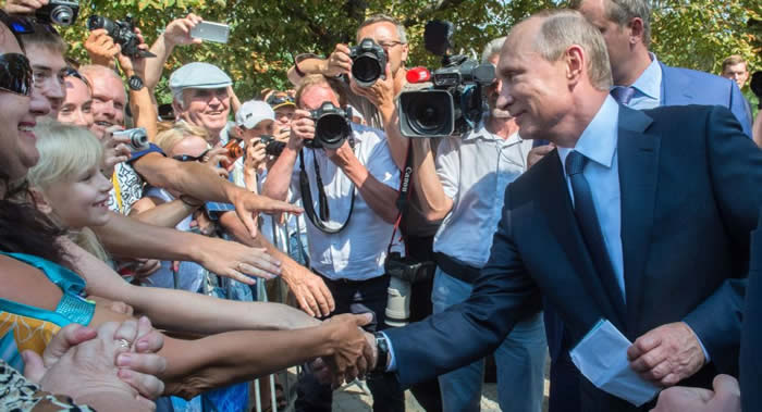 Krim-Beitritt: Putin würdigt große Solidarität von Auslandsrussen